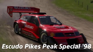 GT7 Suzuki Escudo Pikes Peak 98 WRC Sardegna Windmills 4K60fps [upl. by Hetti939]