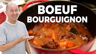 Boeuf Bourguignon  The Best Beef Stew Recipe Ever [upl. by Hteboj147]