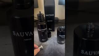 How to  Sauvage Refill diorsauvage sauvagerefill parfumtransfer decanter traveling travelvlog [upl. by Acilef649]