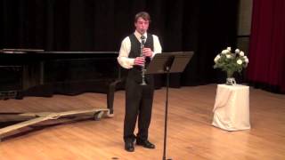 D Milhaud  Scaramouche Clarinet Version [upl. by Eleirbag642]