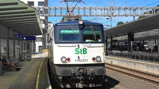 Bahnhof Feldkirch RH1216 amp RH1142 der StB SteiermarkBahn warten auf Abfahrt in Feldkirch [upl. by Attenrad629]