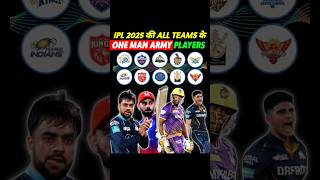 IPL 2025 की सभी Teams के One Man Army Players 🔥 [upl. by Samaria818]