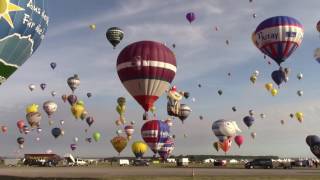 LMAB 2015 La grande ligne Record Montgolfiere Chambley [upl. by Adnamra11]