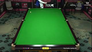 European Snooker Championships  Men Groups Alexis Callewaert vs Mykhailo Larkov [upl. by Nylatsirhc]