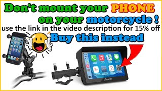 MOTORCYCLE NAV amp MUSIC PLAYER REVIEW [upl. by Sirrot]