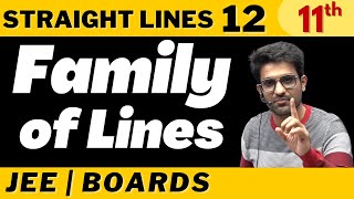 Straight Lines 12  Family of Lines  Class 11th  Lega Sir Maths  Bhannat Maths [upl. by Sarena]