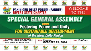 PAN NIGER DELTA FORUM PANDEF RIVERS STATE CHAPTER [upl. by Westland582]