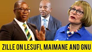 Helen Zille REVEAL crucial details about Panyaza Lesufi Mmusi Maimane and the GNU negotiations [upl. by Atteynot]