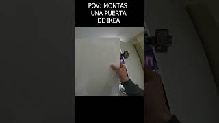 COMO MONTAR PUERTAS ABATIBLES🚪  ARMARIO PAX IKEA  2024 diy armários puertasabatibles ikea [upl. by Heigl353]