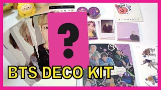 BTS UNBOXING DECO KIT [upl. by Zzaj853]