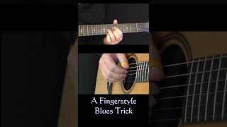 A Cool Fingerstyle Blues Trick shorts blues dim7 [upl. by Derfliw]