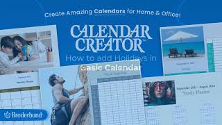 How to Add Holidays in Basic Calendar [upl. by Assirahs]