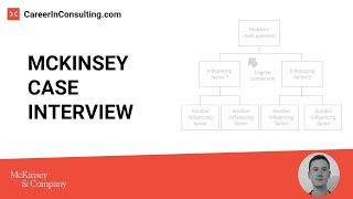 Crack the McKinsey case interview logicdriven approach  real example [upl. by Andonis]