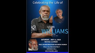 Celebrating the Life of Uton Williams [upl. by Noivart294]