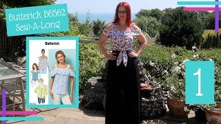 How To  Butterick 6563 SewAlong  Part One  Tracing amp Altering The Pattern [upl. by Emelia]