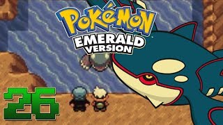 Lets Play Pokemon Emerald Part 26  Seafloor Cavern amp Kyogre [upl. by Ahseinaj839]