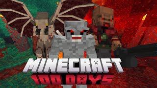 I Spent 100 Days in Minecraft Doom and This Happened [upl. by Annaliese]