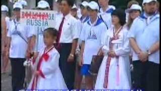 Foreign children at Songdowon International Childrens Union Camp [upl. by Tiossem203]