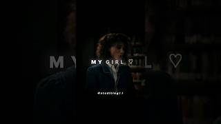 My girl 💞 Nancy Wheeler edit we fell in love in octobergirl in red Stranger Things edit [upl. by Lledo]