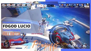 FDGOD LUCIO POV Playoffs  Paris Eternal vs Atlanta Reign  Full Match  OWL Season 2020 [upl. by Halie]