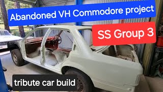 Abandoned VH Holden Commodore Peter Brock HDT SS Group 3 tribute car build 🏆 🏁 [upl. by Amikay]