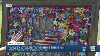 Students in Goodyear pay tribute to victims of 911 [upl. by Ainezey99]