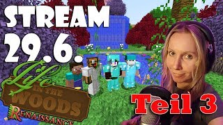 LIFE IN THE WOODS Minecraft  Stream vom 29617 Die große Wanderung 3 Facecam deutsch [upl. by Starr666]