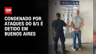 Condenado por ataques do 81 é detido em Buenos Aires  LIVE CNN [upl. by Hsirahc]