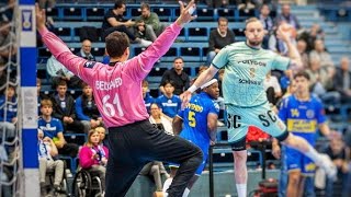 Yassine belkaied vs VfL Gummersbach 10 saves 37  European league [upl. by Nievelt]