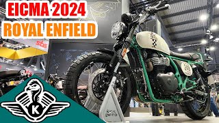 Royal Enfield at EICMA 2024  All motorcycles [upl. by Etat]