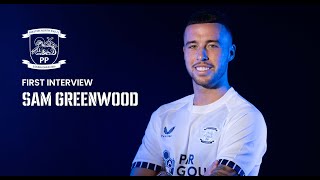 FIRST INTERVIEW  Sam Greenwood Joins PNE On Loan [upl. by Zilevi867]