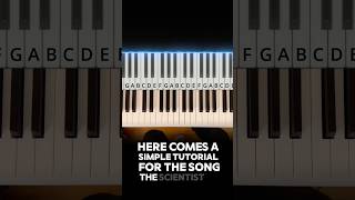 pianotutorial thescientist coldplay intro melody pianochords dm7 bflat f fsus2 [upl. by Seiter319]