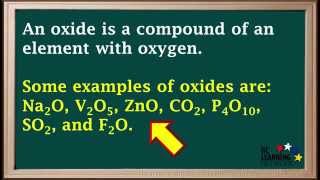 WCLN  Introducing nonmetals and metal oxides  Chemistry [upl. by Yllaw]