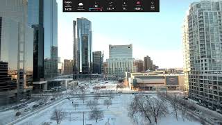 Calgary Downtown Timelapse  Sun Nov 24 2024 [upl. by Haisa]