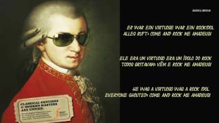 Megaherz Alexx  Amadeus with DeutschPortuguêsEnglish lyrics [upl. by Llerut]