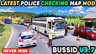 Mod Bussid 371  POLICE CHECKING MAP MOD For Bus Simulator Indonesia  Bussid Mod [upl. by Yhotmit]