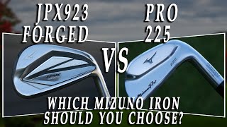 Mizuno JPX923 Forged vs Mizuno Pro 225 Which one is MORE Forgiving [upl. by Nolat42]