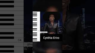 Cynthia Erivo singing the Defying Gravity Battle Cry Riff on Jimmy Fallon Vocal Showcase [upl. by Sugden]