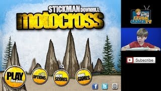 Ethan Gamer plays STICKMAN Downhill Motocross iPad [upl. by Newbold]