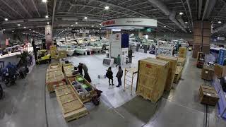 Time Lapse The Progressive Insurance Atlantic City Boat Show [upl. by Ramma919]