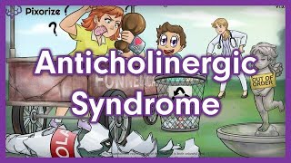 Anticholinergic Syndrome Mnemonic for Nursing Pharmacology NCLEX [upl. by Hestia]