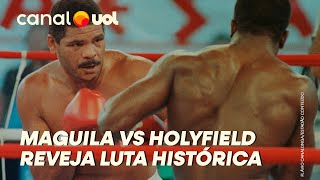 MAGUILA QUASE GANHOU DE HOLYFIELD MAS FOI NOCAUTEADO VEJA LUTA HISTÓRICA COMPLETA [upl. by Rana329]