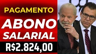 Antecipação do pagamento PIS Pasep 2024 R 282400 de Abono Salarial abonosalarial [upl. by Kelcey]