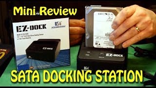 SATA Hard Drive Docking Station  Mini Review [upl. by Backer589]