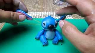 Stitch in fondant tutorial [upl. by Udenihc]