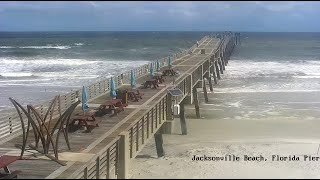 Live Beach Cam  Jacksonville Beach Fishing Pier  Overview [upl. by Mahgem]