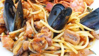 SPAGHETTI ALLO SCOGLIO BUONISSIMI  FoodVlogger [upl. by Debor193]