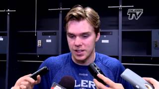 POSTGAME RAW  Connor McDavid [upl. by Ellessig]