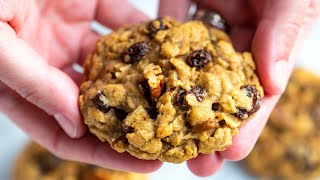 Easy Oatmeal Cookies Recipe [upl. by Dyal684]