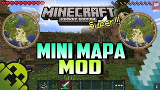 Smooth MiniMap Mod  Minecraft Pe 0105 quotDownloadquot [upl. by Derwin981]